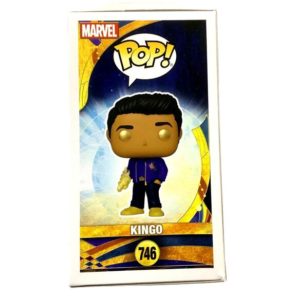 Funko POP! Marvel Eternals KINGO 746 FAC-053571-21245 Vinyl Bobblehead Figure - Picture 4 of 6